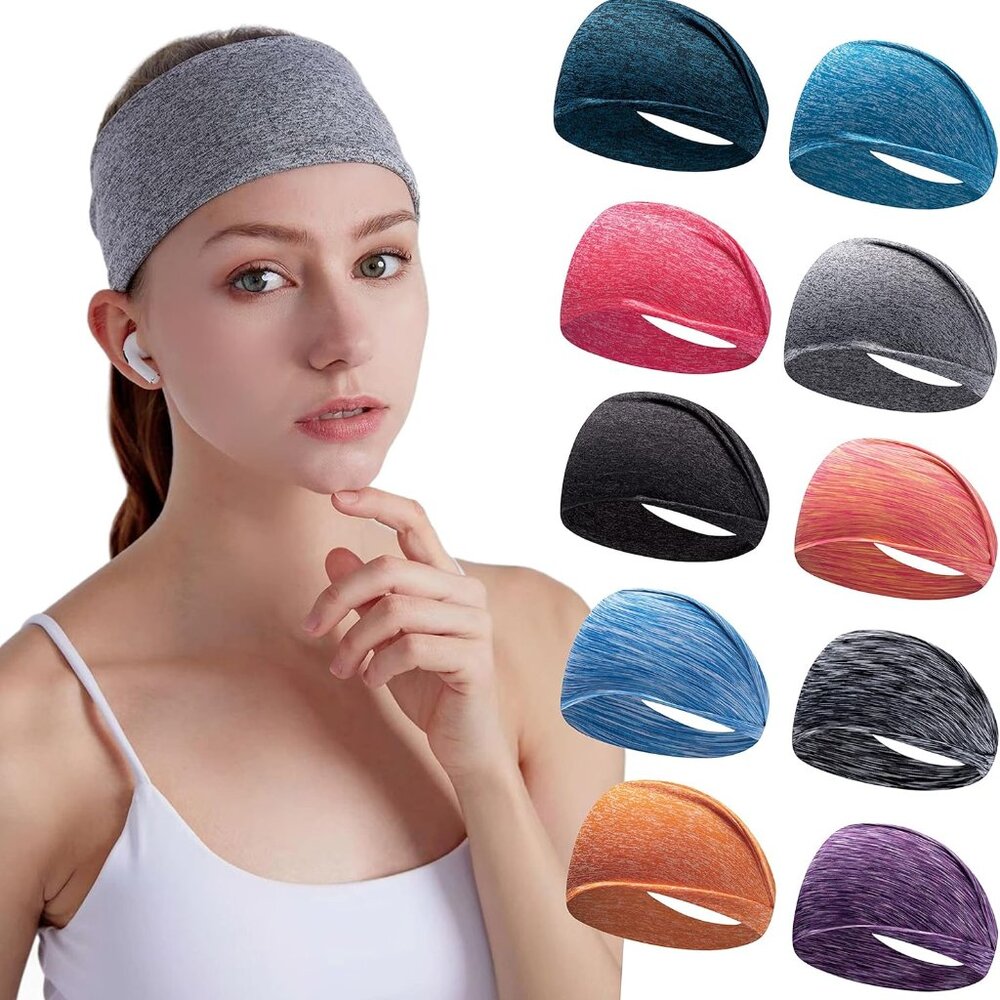 Workout Headbands for Women, Sport Hair Bands for Women's,sweatbands Non Slip Yo